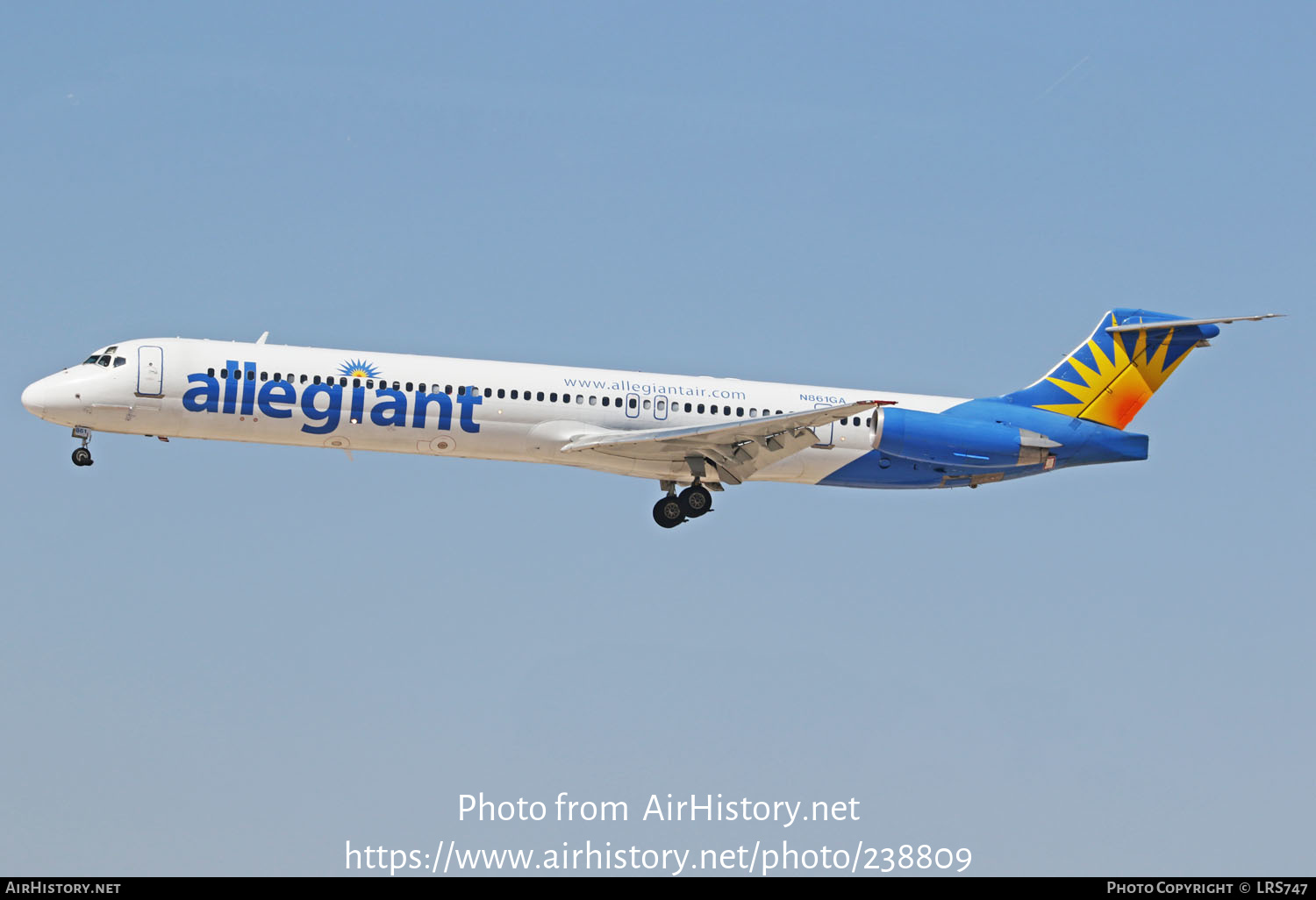 Aircraft Photo of N861GA | McDonnell Douglas MD-83 (DC-9-83) | Allegiant Air | AirHistory.net #238809