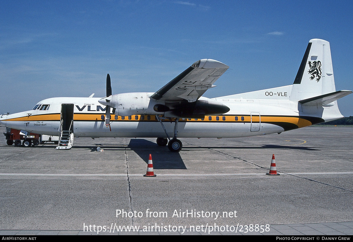 Aircraft Photo of OO-VLE | Fokker 50 | VLM Airlines | AirHistory.net #238858