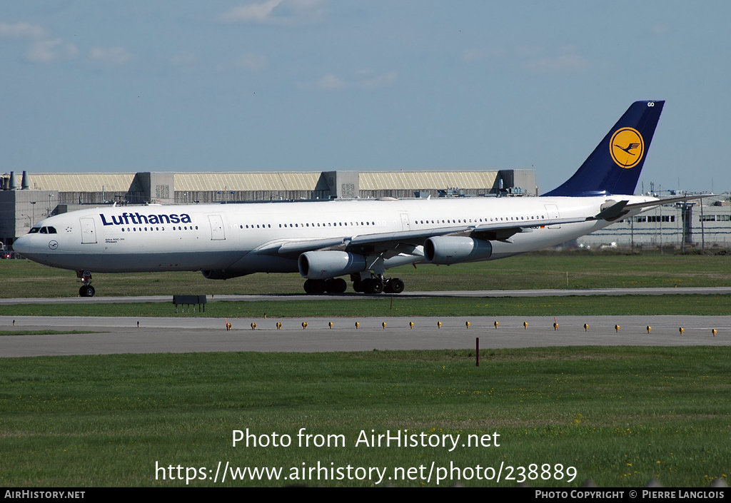 Aircraft Photo of D-AIGO | Airbus A340-313 | Lufthansa | AirHistory.net #238889