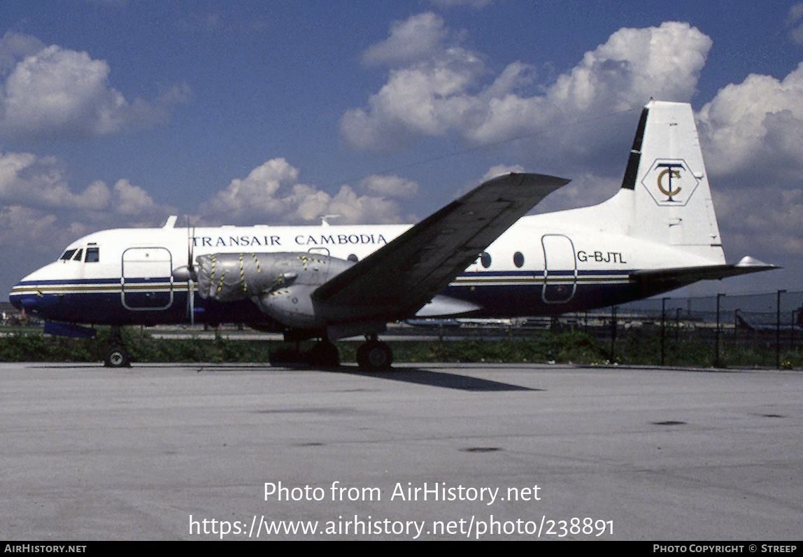 Aircraft Photo of G-BJTL | British Aerospace BAe-748 Srs2B/FAA | Transair Cambodia | AirHistory.net #238891