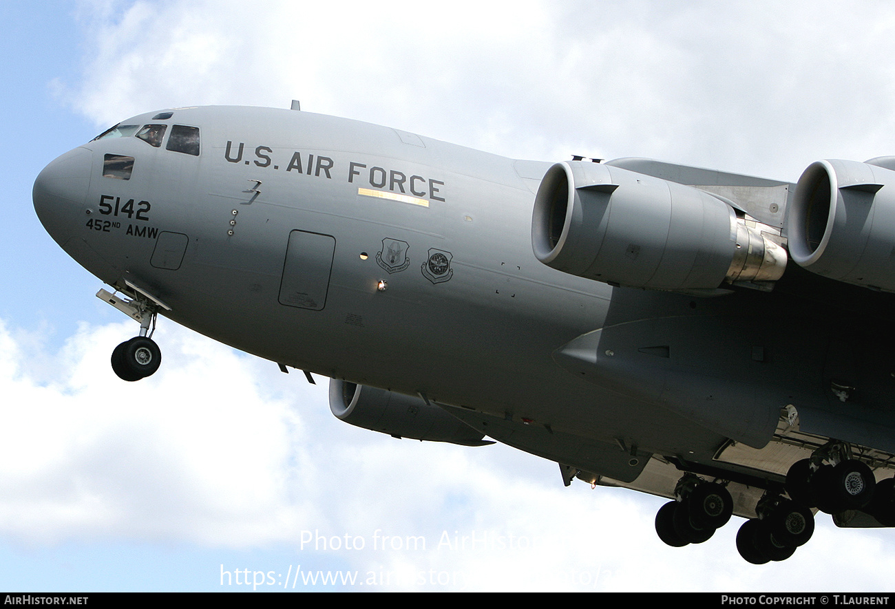 Aircraft Photo of 05-5142 | Boeing C-17A Globemaster III | USA - Air Force | AirHistory.net #238919