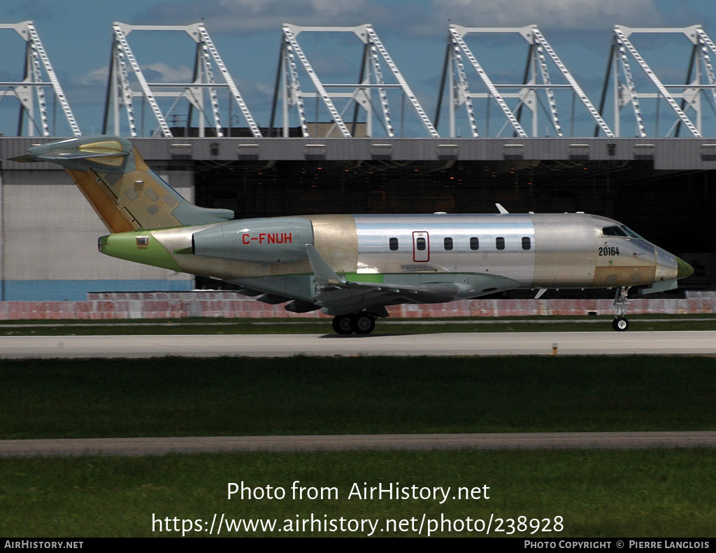 Aircraft Photo of C-FNUH | Bombardier Challenger 300 (BD-100-1A10) | AirHistory.net #238928