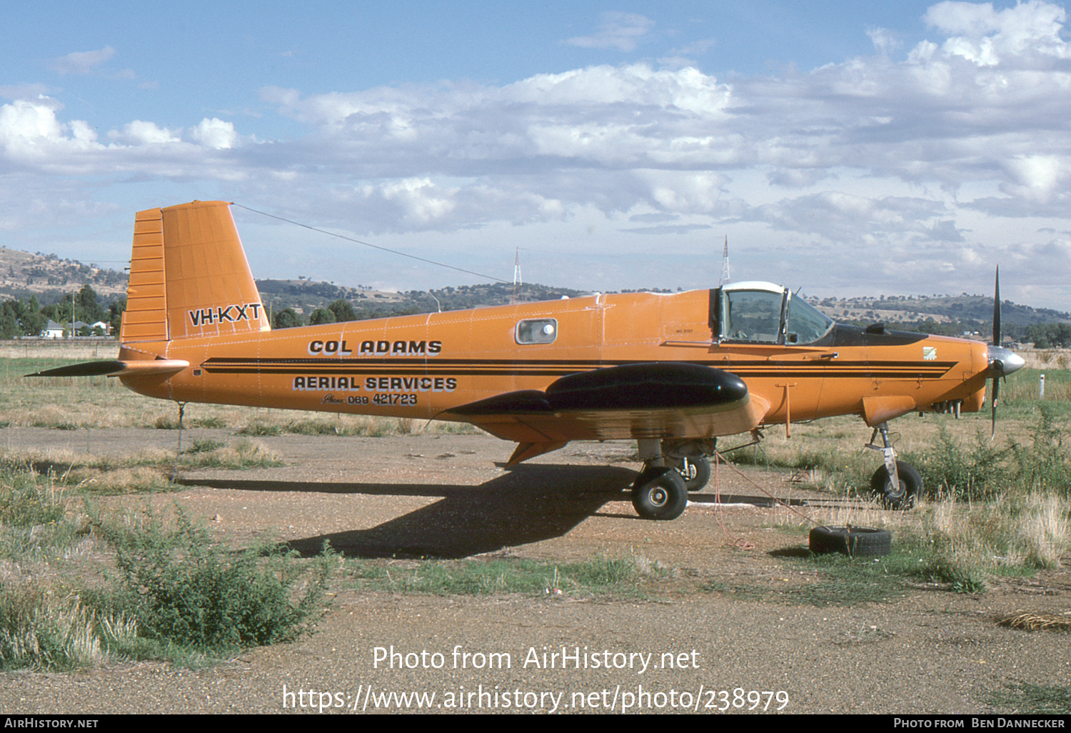 Aircraft Photo of VH-KXT | Fletcher FU-24-950 | Col Adams Aerial Services | AirHistory.net #238979