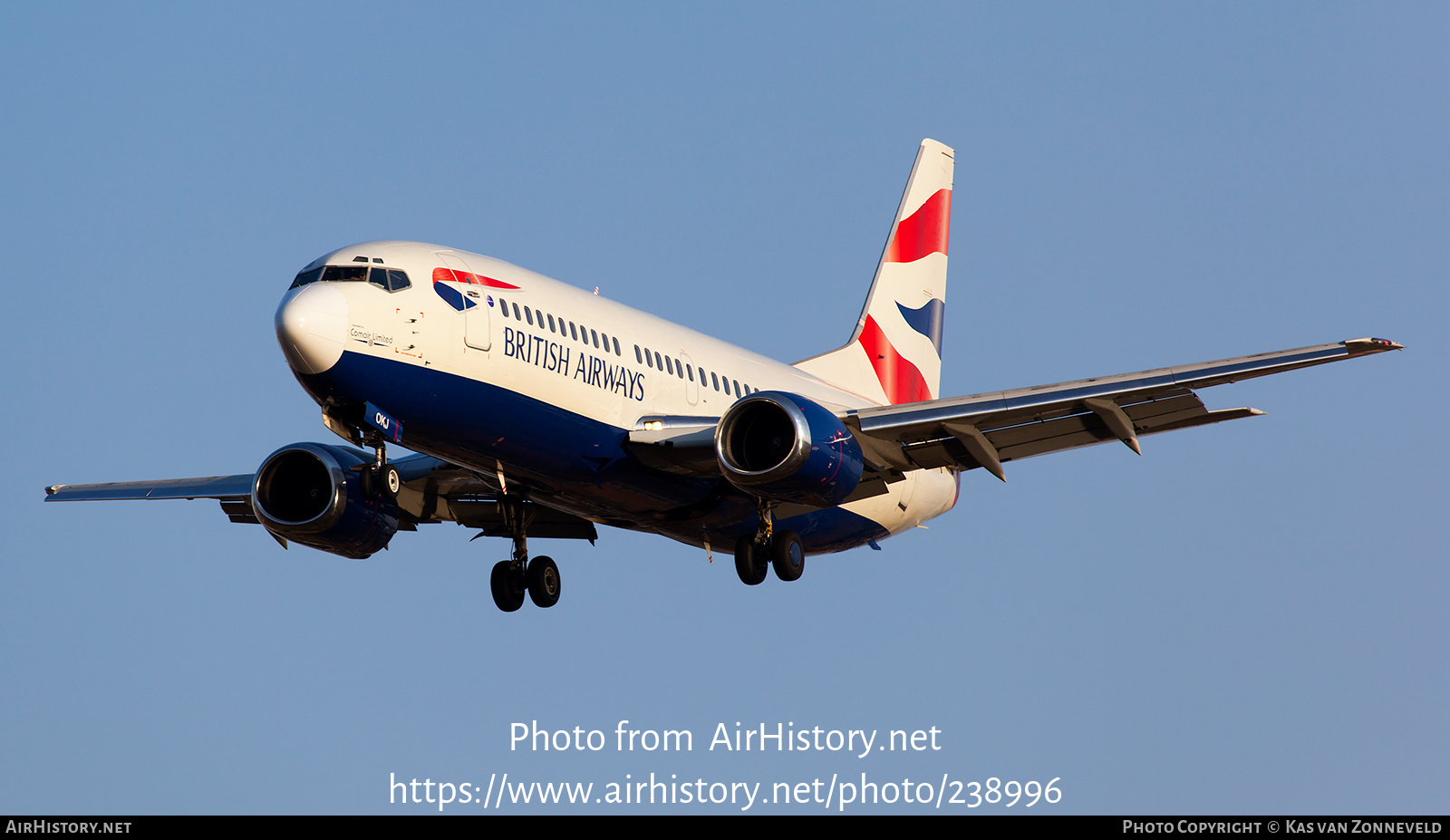 Aircraft Photo of ZS-OKJ | Boeing 737-376 | British Airways | AirHistory.net #238996