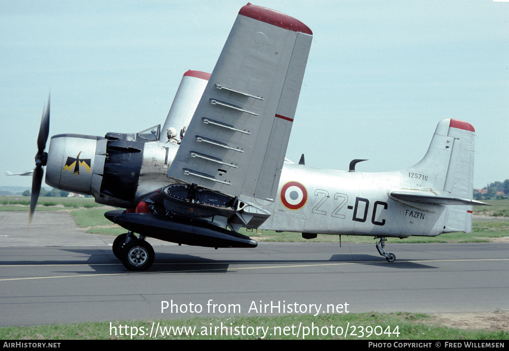 Aircraft Photo of F-AZFN / 125716 | Douglas A-1D Skyraider (AD-4N) | France - Air Force | AirHistory.net #239044