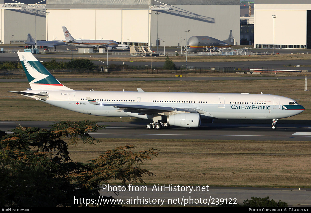 Aircraft Photo of B-LAQ | Airbus A330-343 | Cathay Pacific Airways | AirHistory.net #239122