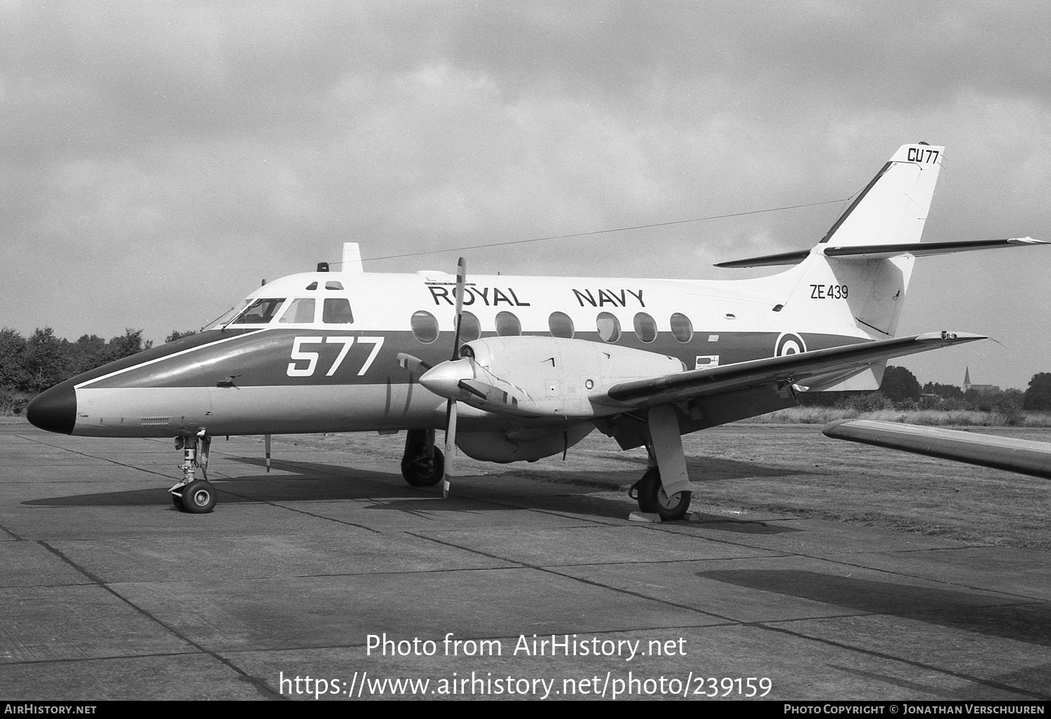 Aircraft Photo of ZE439 | British Aerospace BAe-3100 Jetstream T3 | UK - Navy | AirHistory.net #239159