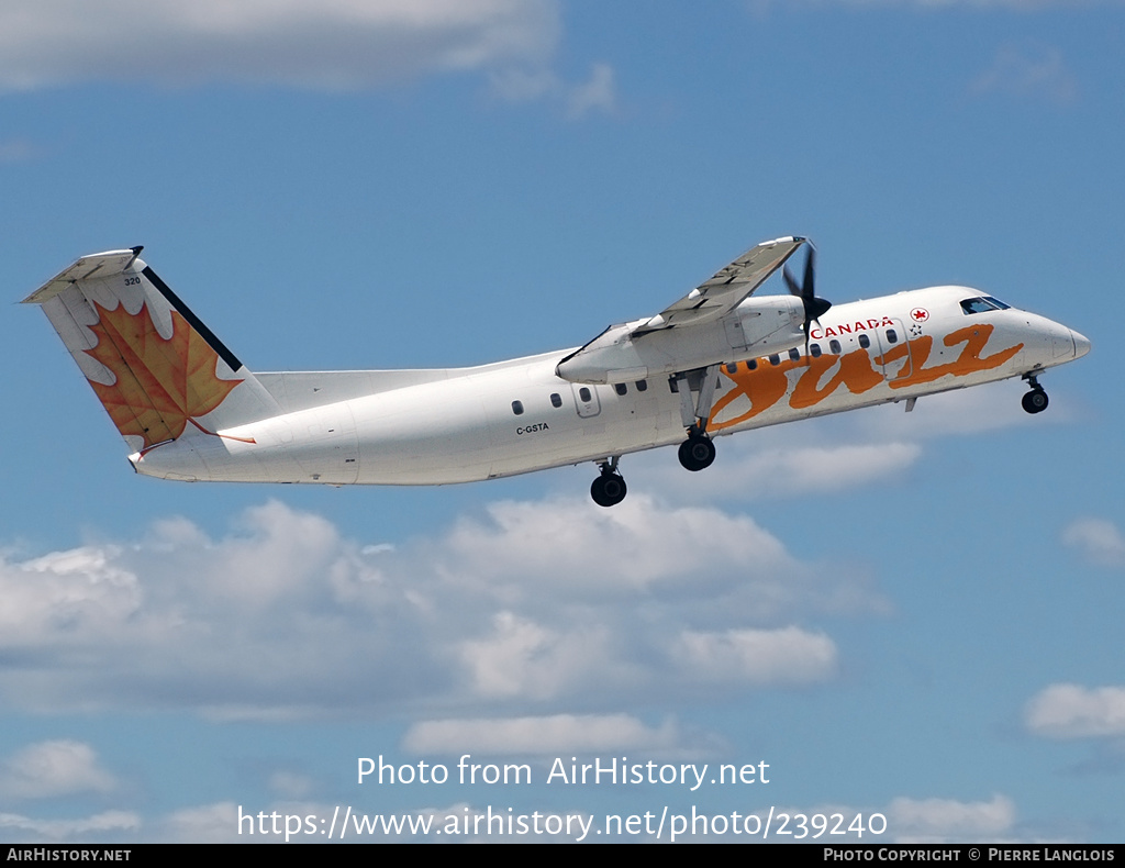 Aircraft Photo of C-GSTA | De Havilland Canada DHC-8-301 Dash 8 | Air Canada Jazz | AirHistory.net #239240