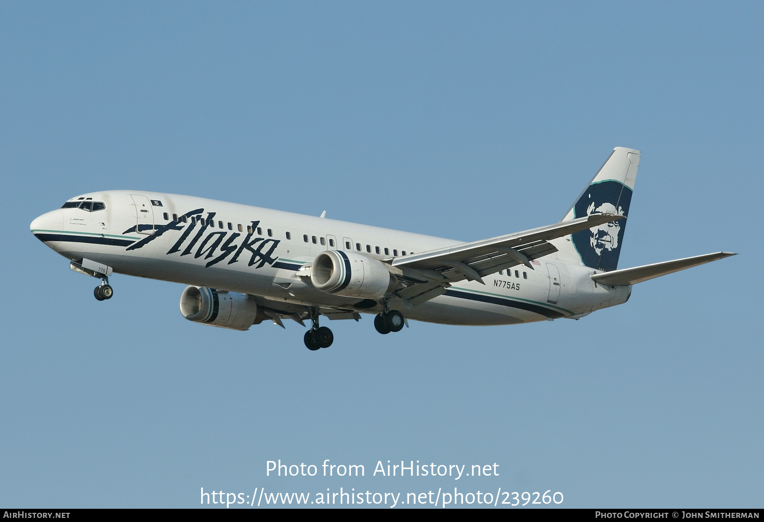 Aircraft Photo of N775AS | Boeing 737-4Q8 | Alaska Airlines | AirHistory.net #239260