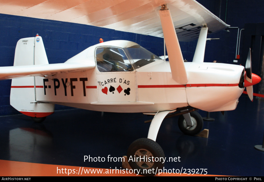 Aircraft Photo of F-PYFT | Croses LC-6 Criquet | AirHistory.net #239275