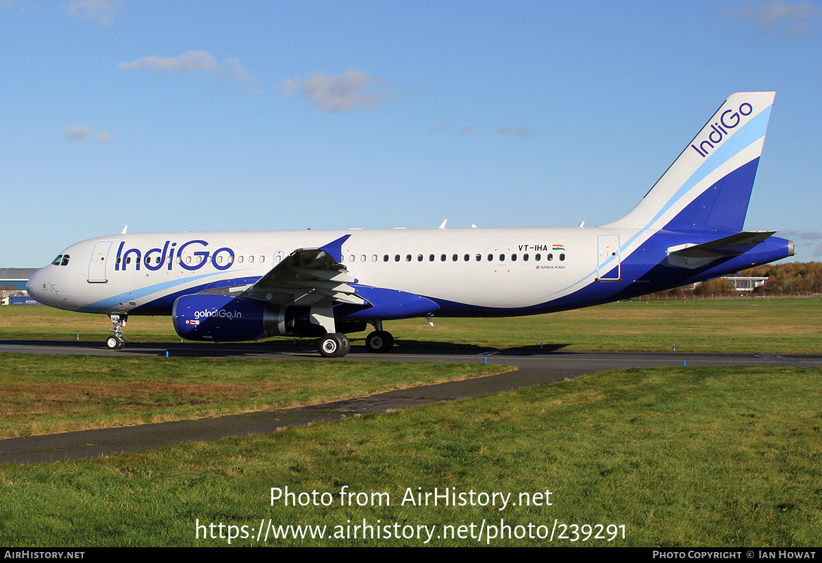 Aircraft Photo of VT-IHA | Airbus A320-232 | IndiGo | AirHistory.net #239291