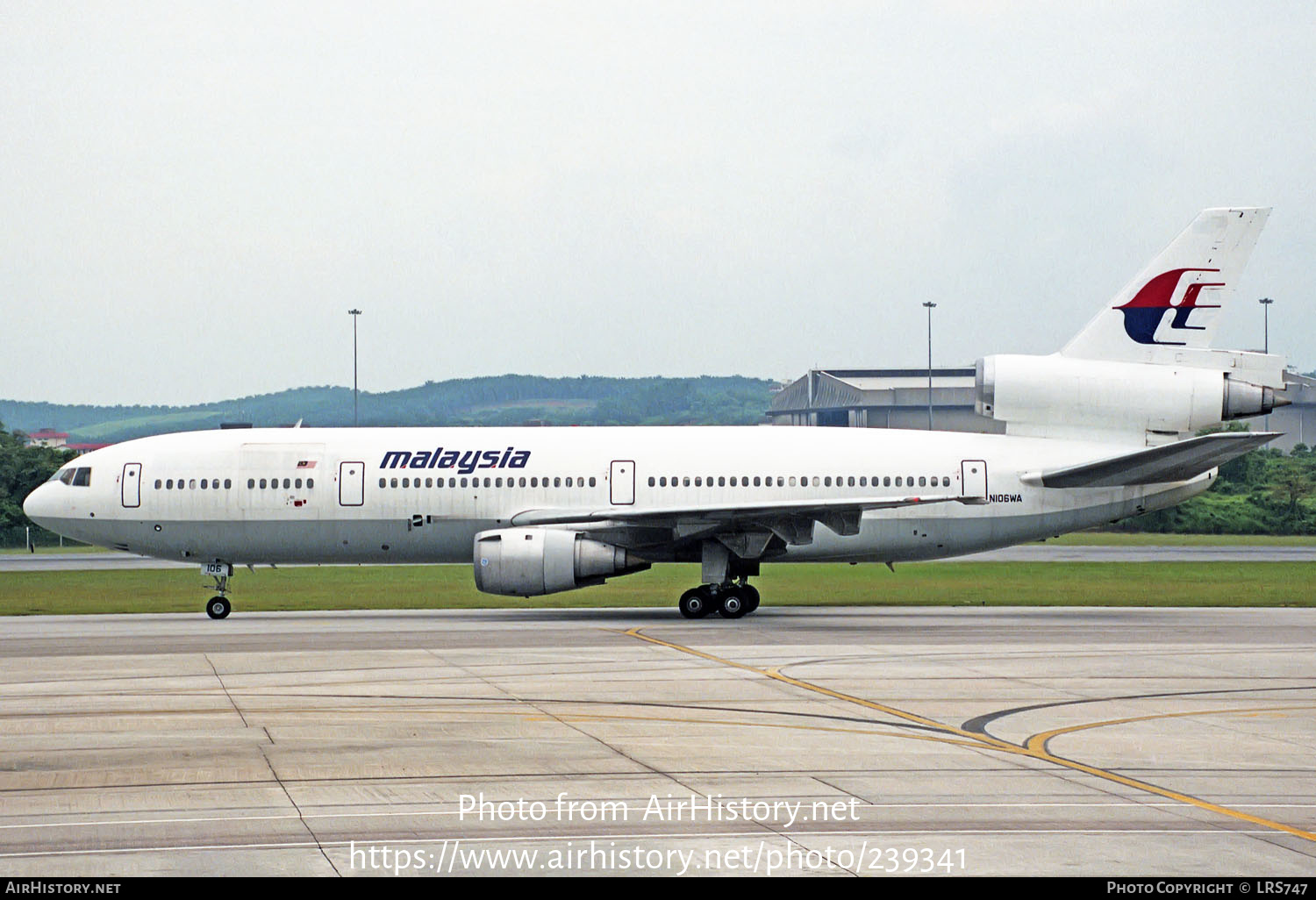 Aircraft Photo of N106WA | McDonnell Douglas DC-10-30CF | Malaysia Airlines | AirHistory.net #239341