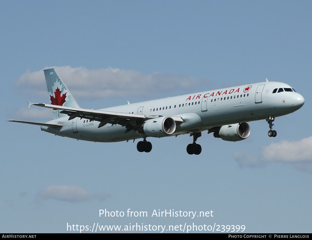 Aircraft Photo of C-GJWN | Airbus A321-211 | Air Canada | AirHistory.net #239399