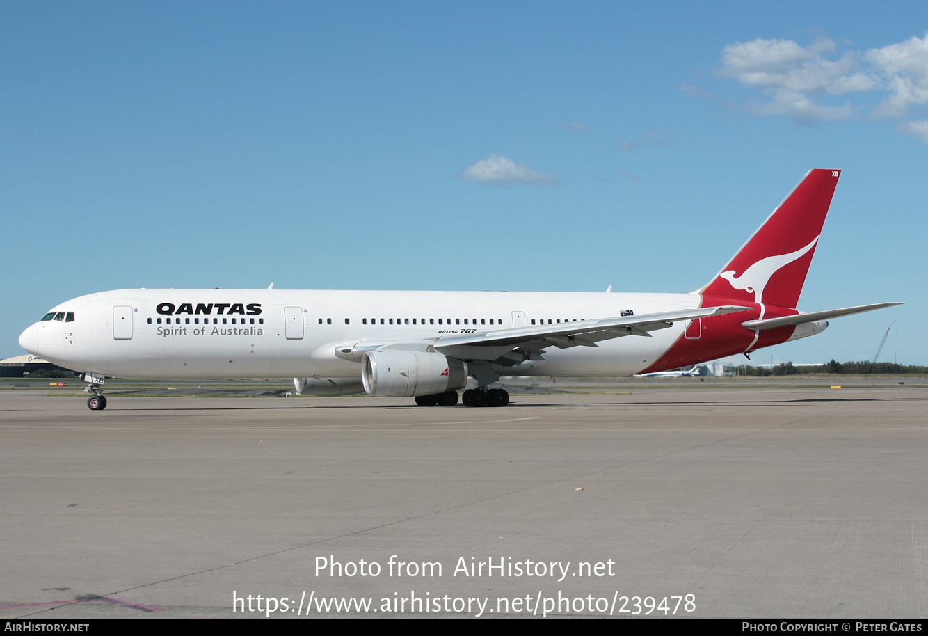 Aircraft Photo of VH-ZXB | Boeing 767-336/ER | Qantas | AirHistory.net #239478