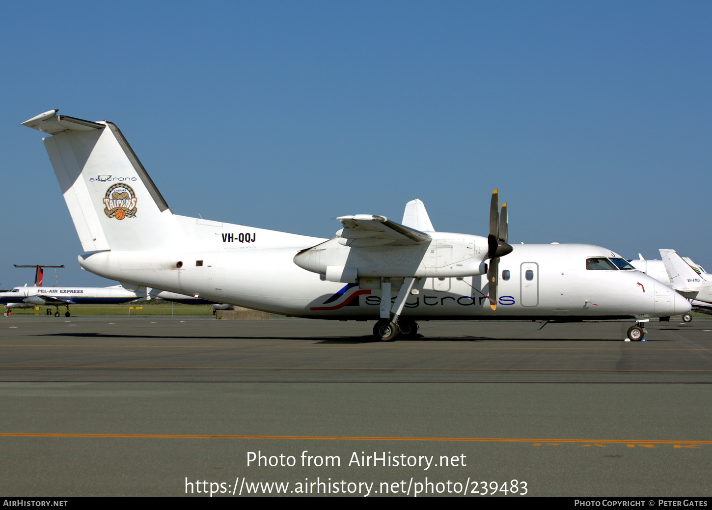 Aircraft Photo of VH-QQJ | De Havilland Canada DHC-8-102 Dash 8 | Skytrans Airlines | AirHistory.net #239483