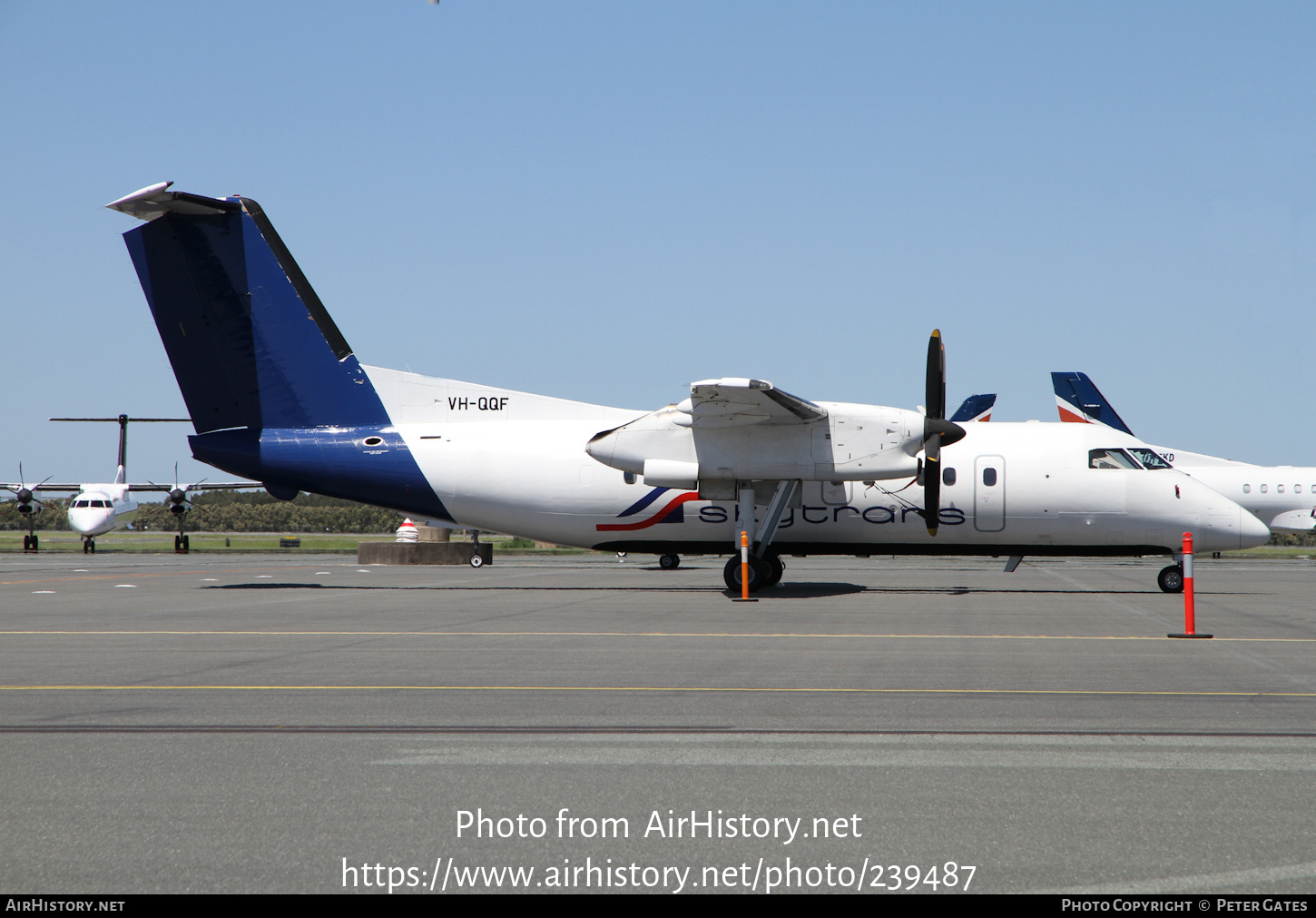 Aircraft Photo of VH-QQF | De Havilland Canada DHC-8-102 Dash 8 | Skytrans Airlines | AirHistory.net #239487