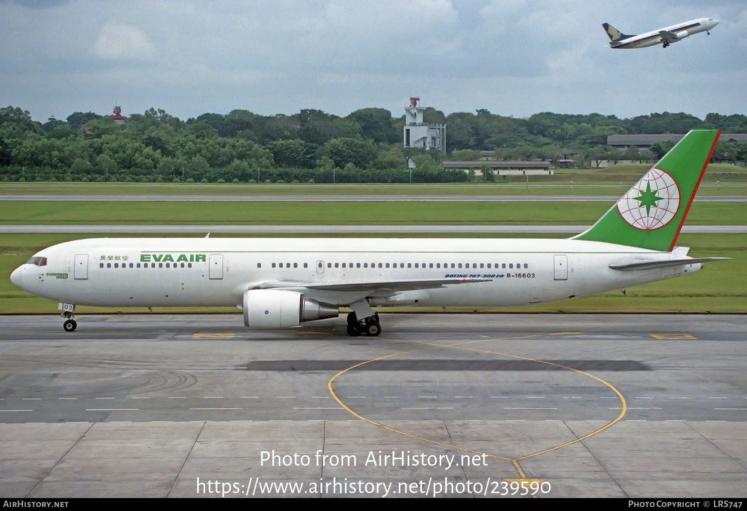 Aircraft Photo of B-16603 | Boeing 767-35E/ER | EVA Air | AirHistory.net #239590