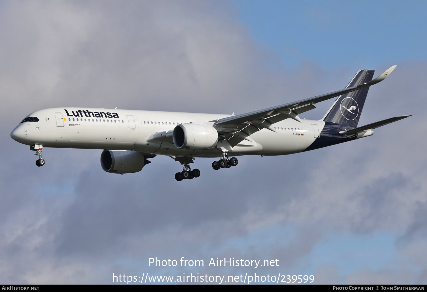 Aircraft Photo of D-AIXK | Airbus A350-941 | Lufthansa | AirHistory.net #239599