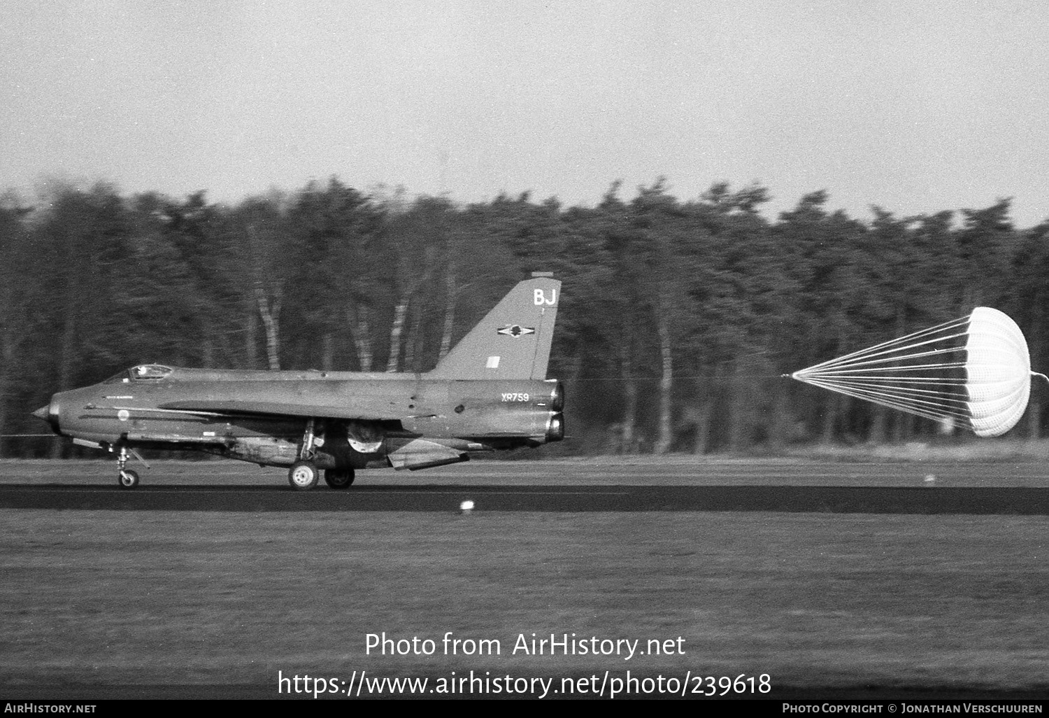 Aircraft Photo of XR759 | English Electric Lightning F6 | UK - Air Force | AirHistory.net #239618