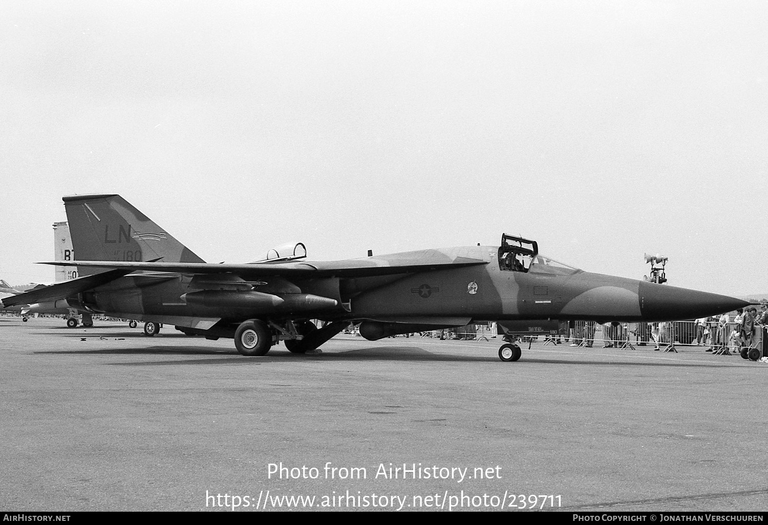 Aircraft Photo of 74-0180 / AF74-180 | General Dynamics F-111F Aardvark | USA - Air Force | AirHistory.net #239711