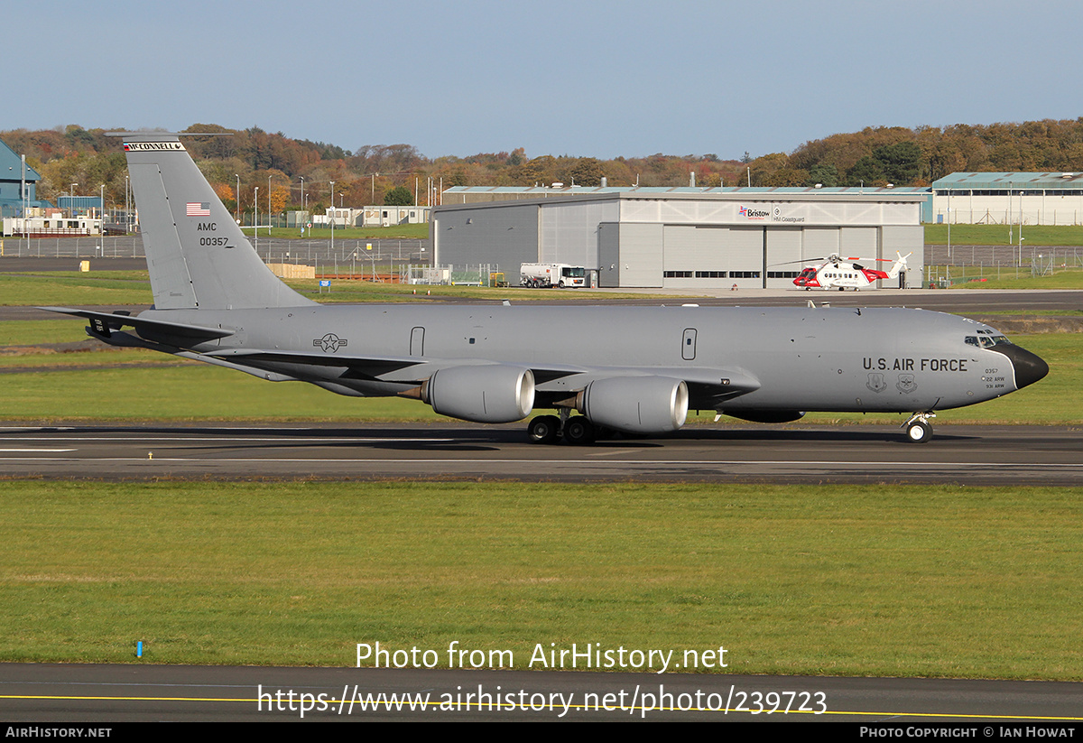 Aircraft Photo of 60-0357 / 00357 | Boeing KC-135R Stratotanker | USA - Air Force | AirHistory.net #239723