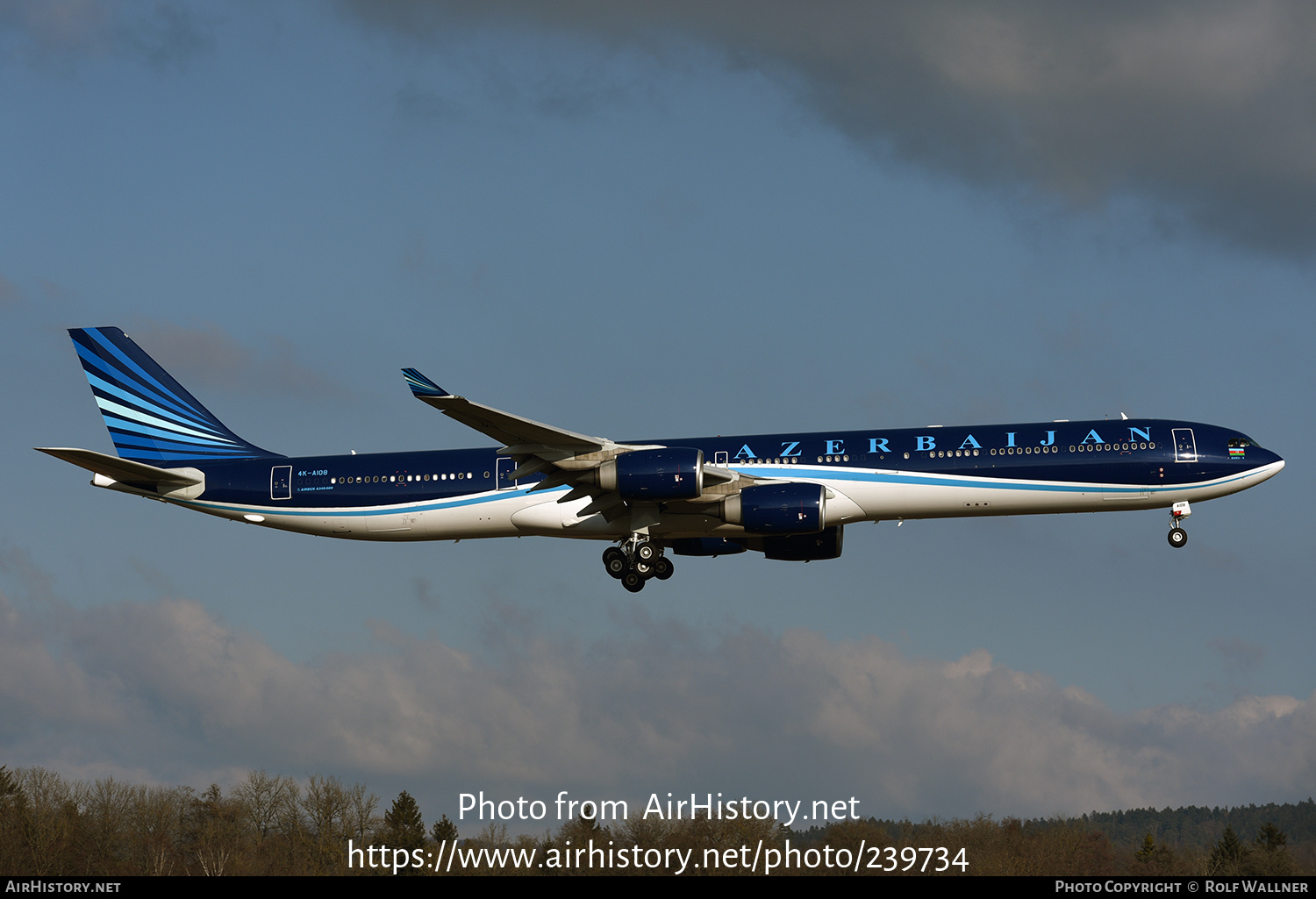 Aircraft Photo of 4K-AI08 | Airbus ACJ340 (A340-642/CJ) | Azerbaijan ...