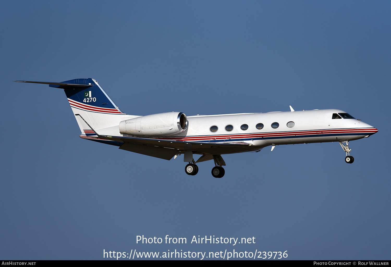 Aircraft Photo of 4270 | Gulfstream Aerospace G-IV-X Gulfstream G450 | Pakistan - Army | AirHistory.net #239736