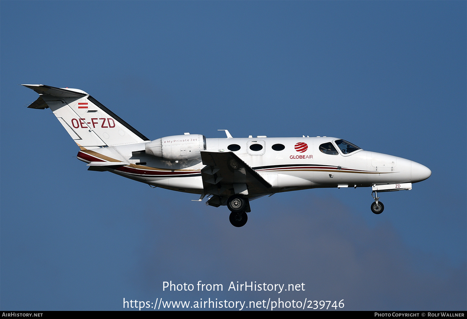 Aircraft Photo of OE-FZD | Cessna 510 Citation Mustang | GlobeAir | AirHistory.net #239746