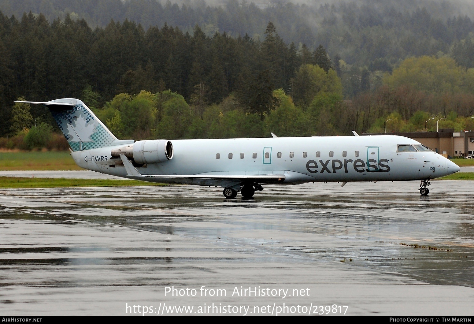 Aircraft Photo of C-FWRR | Canadair CRJ-100ER (CL-600-2B19) | Air Georgian | AirHistory.net #239817