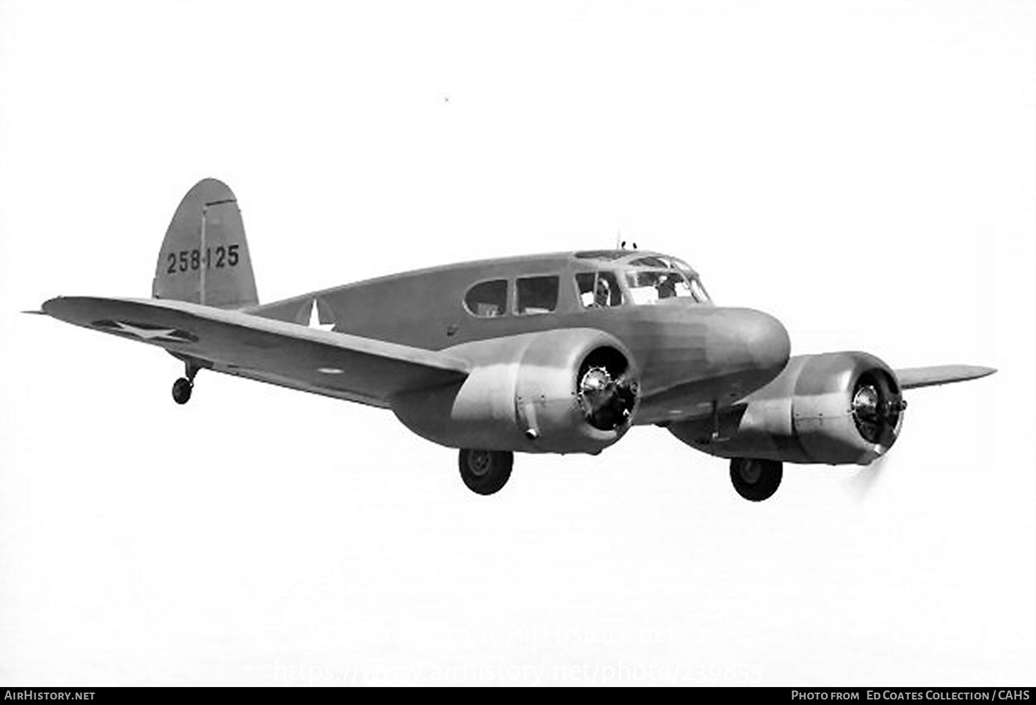 Aircraft Photo of 42-58125 / 258125 | Cessna UC-78 Bobcat (T-50) | USA - Air Force | AirHistory.net #239855