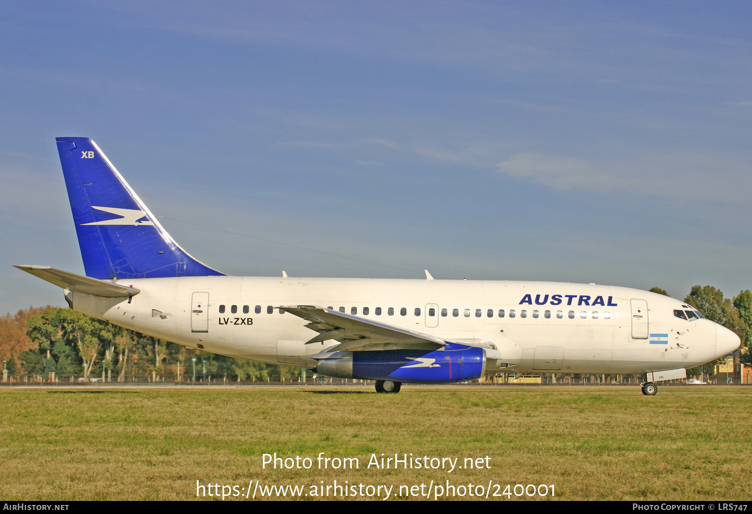 Aircraft Photo of LV-ZXB | Boeing 737-228/Adv | Austral Líneas Aéreas | AirHistory.net #240001