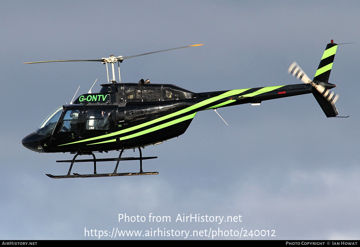 Aircraft Photo of G-ONTV | Bell AB-206B JetRanger II | AirHistory.net #240012