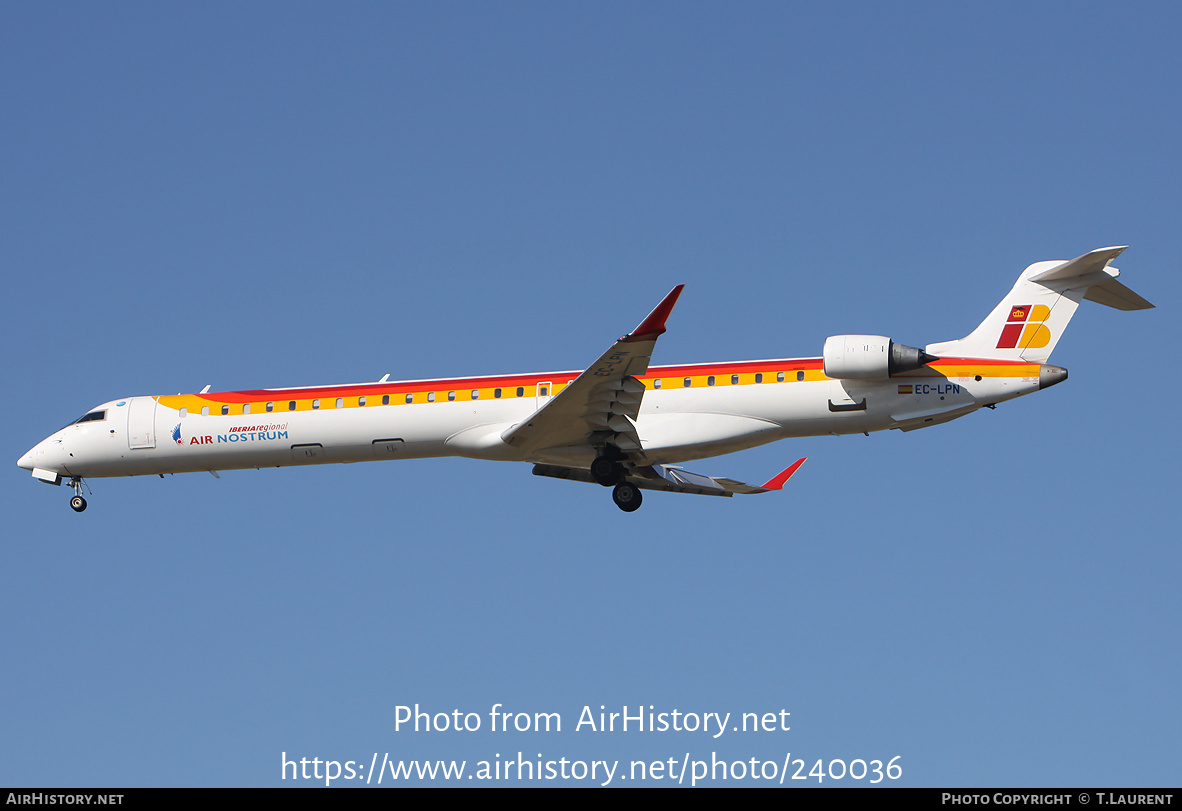 Aircraft Photo of EC-LPN | Bombardier CRJ-1000ER NG (CL-600-2E25) | Iberia Regional | AirHistory.net #240036