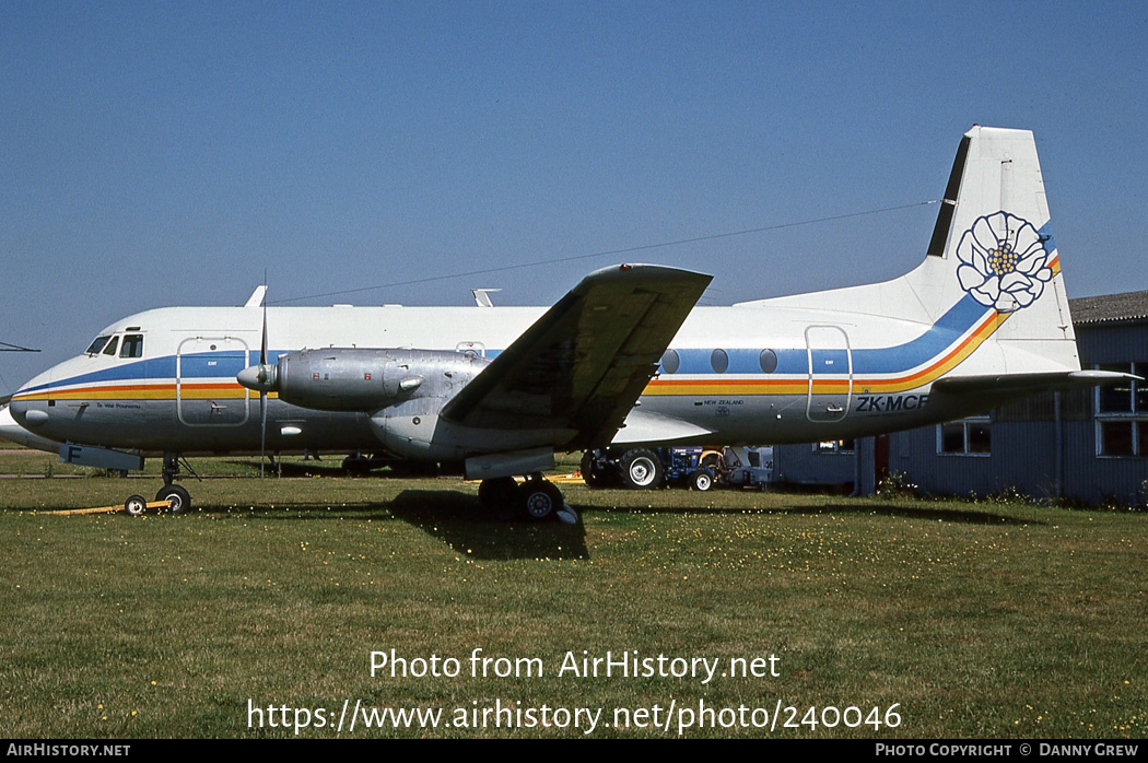 Aircraft Photo of ZK-MCF | Hawker Siddeley HS-748 Srs2A/275 | Mount Cook Airline | AirHistory.net #240046