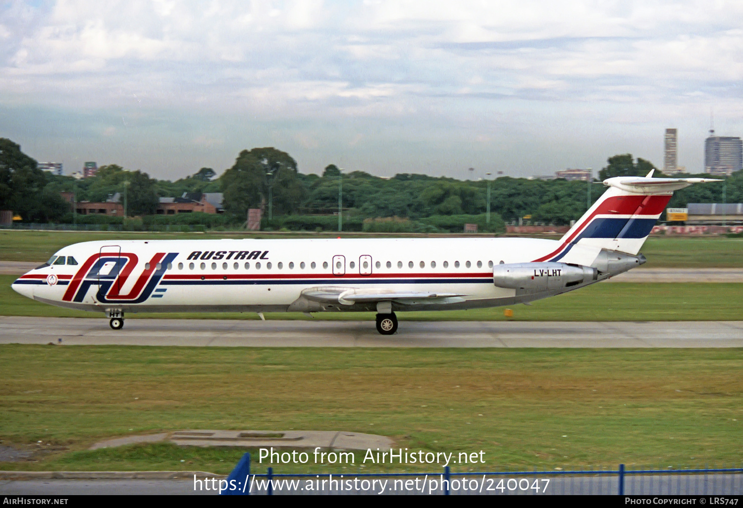 Aircraft Photo of LV-LHT | BAC 111-509EW One-Eleven | Austral Líneas Aéreas | AirHistory.net #240047