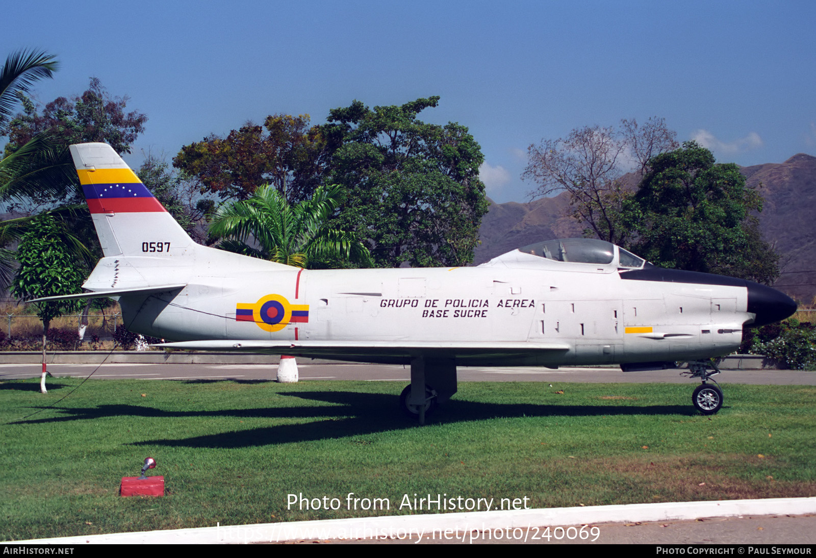 Aircraft Photo of 0597 | North American F-86K Sabre | Venezuela - Air Force | AirHistory.net #240069