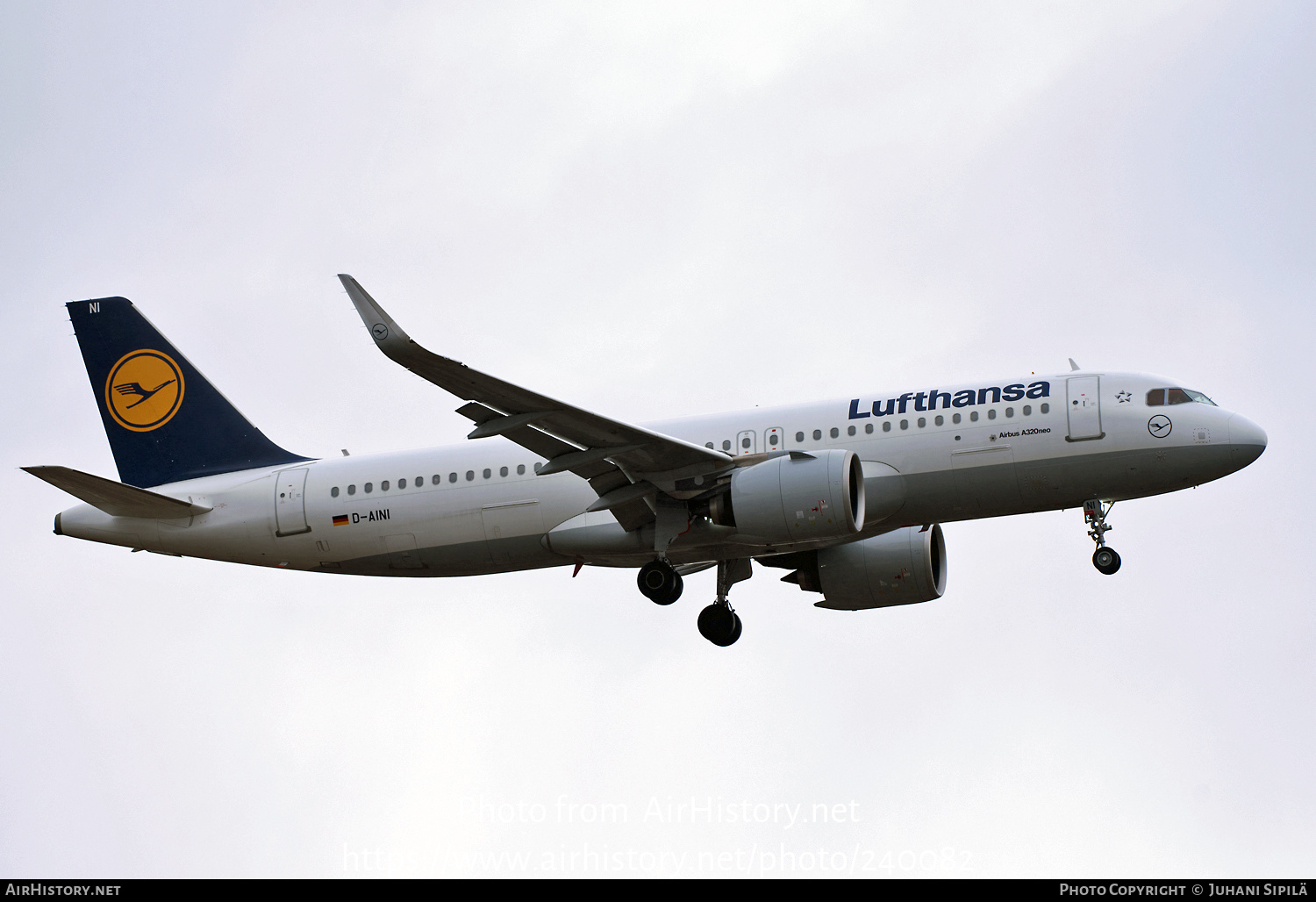 Aircraft Photo of D-AINI | Airbus A320-271N | Lufthansa | AirHistory.net #240082