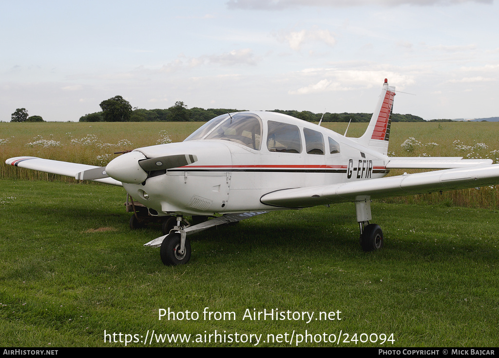 Aircraft Photo of G-EFIR | Piper PA-28-181 Archer II | AirHistory.net #240094