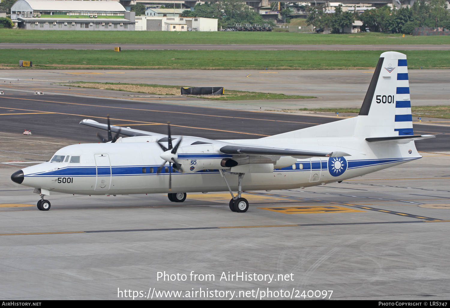 Aircraft Photo of 5001 | Fokker 50 | Taiwan - Air Force | AirHistory.net #240097