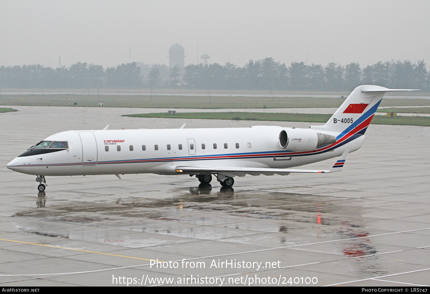 Aircraft Photo of B-4005 | Canadair CRJ-200LR (CL-600-2B19) | China Goverment | AirHistory.net #240100