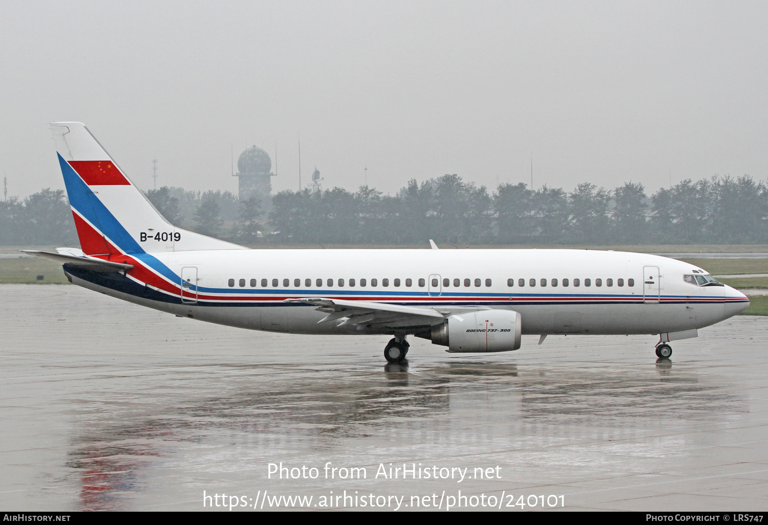 Aircraft Photo of B-4019 | Boeing 737-33A | China Goverment | AirHistory.net #240101