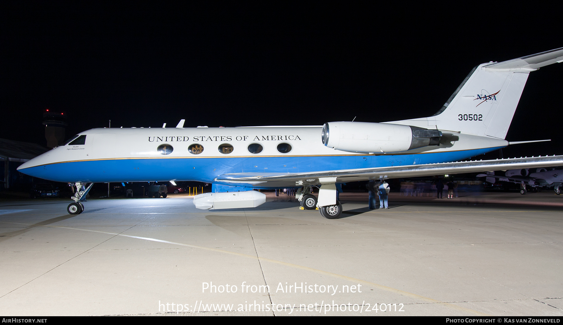 Aircraft Photo of 83-0502 / 30502 | Gulfstream Aerospace C-20A Gulfstream III (G-1159A) | USA - Air Force | AirHistory.net #240112