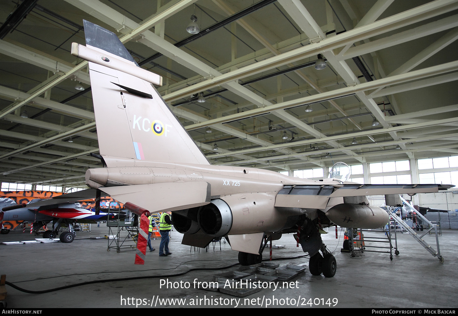 Aircraft Photo of XX725 | Sepecat Jaguar GR3A | UK - Air Force | AirHistory.net #240149