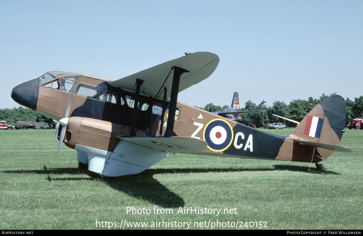 Aircraft Photo of F-AZCA | De Havilland D.H. 89A Dragon Rapide | UK - Air Force | AirHistory.net #240152