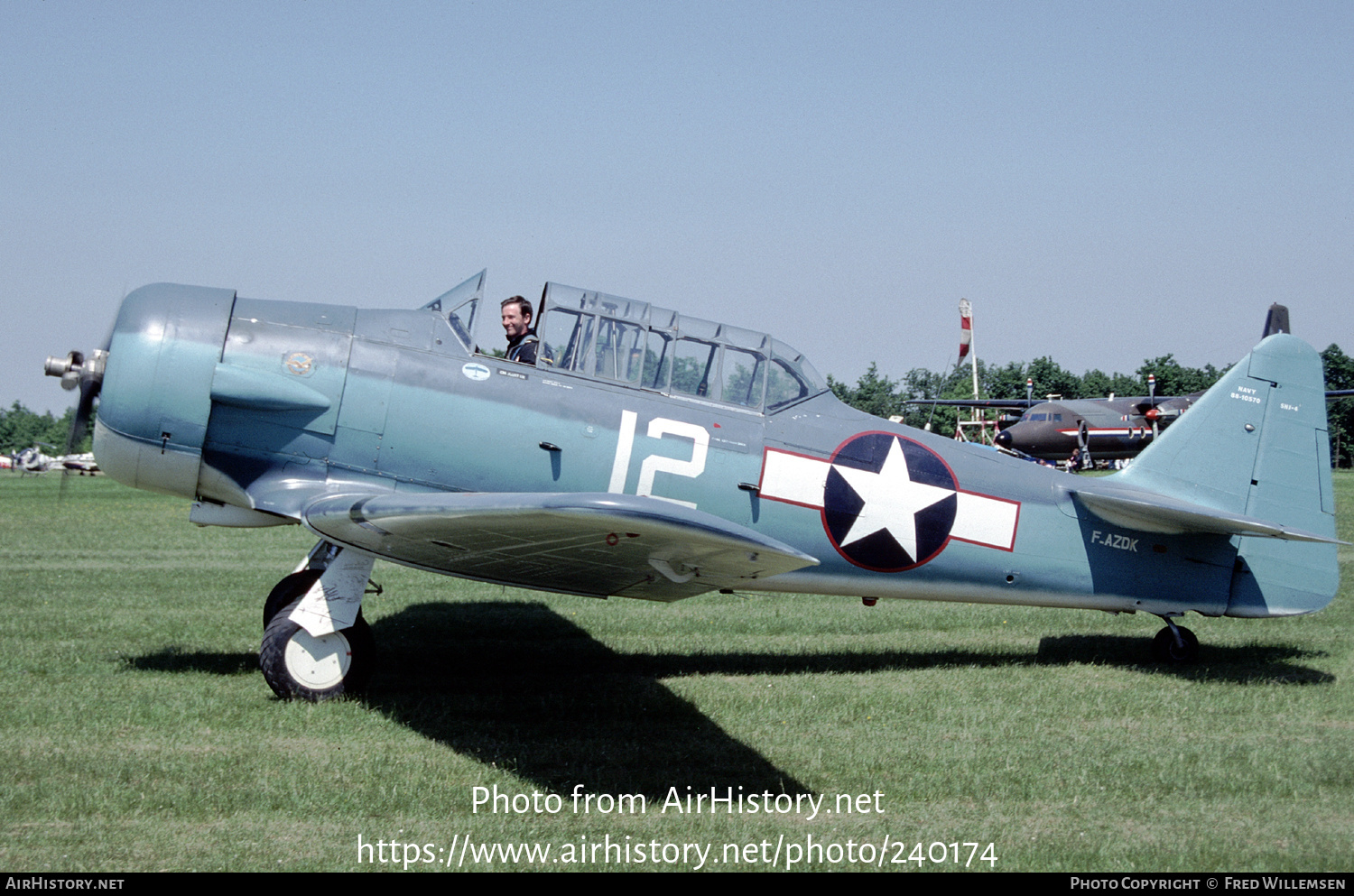 Aircraft Photo of F-AZDK | North American T-6C Texan | USA - Navy | AirHistory.net #240174