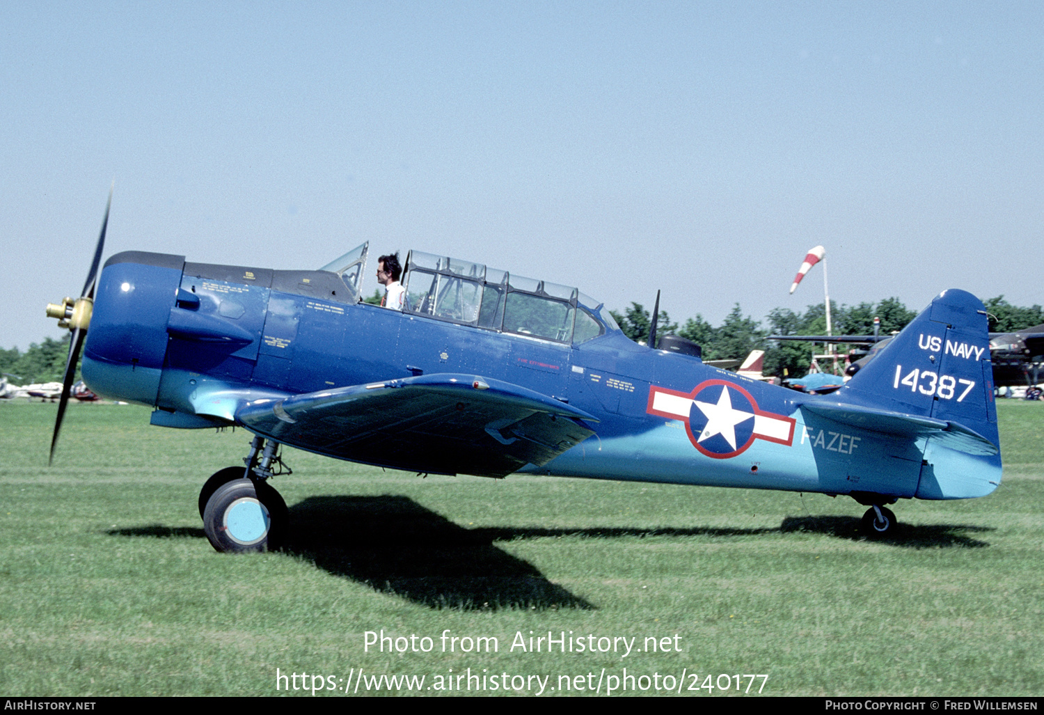 Aircraft Photo of F-AZEF / 14387 | North American T-6G Texan | USA - Navy | AirHistory.net #240177