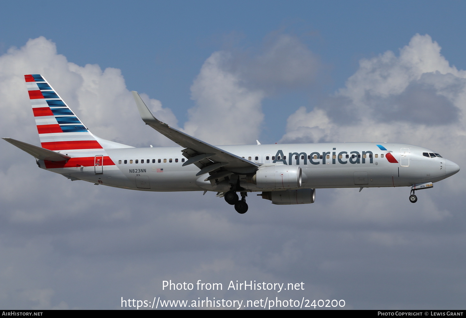 Aircraft Photo of N823NN | Boeing 737-823 | American Airlines | AirHistory.net #240200