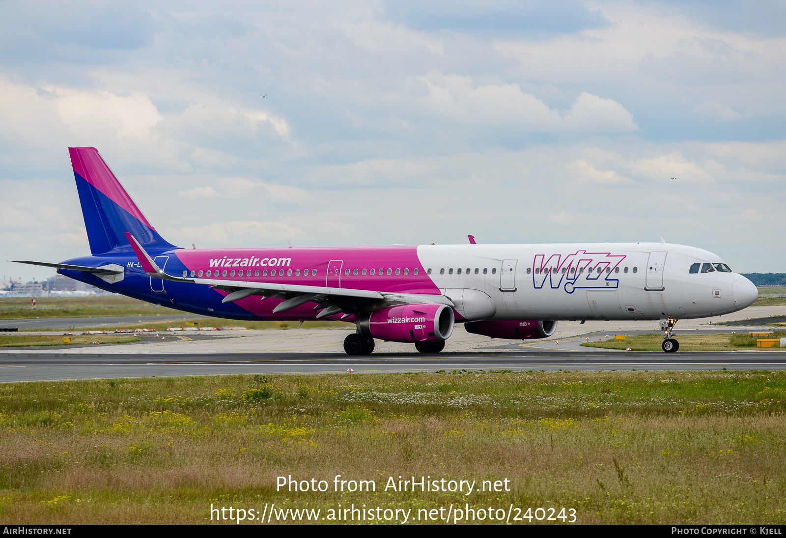 Aircraft Photo of HA-LXL | Airbus A321-231 | Wizz Air | AirHistory.net #240243