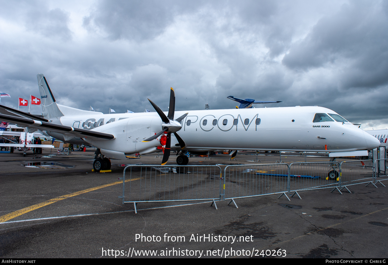 Aircraft Photo of SE-LRA | Saab 2000 | Saab | AirHistory.net #240263