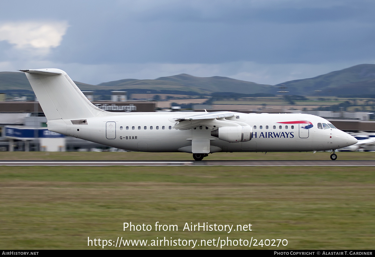 Aircraft Photo of G-BXAR | British Aerospace Avro 146-RJ100 | British Airways | AirHistory.net #240270